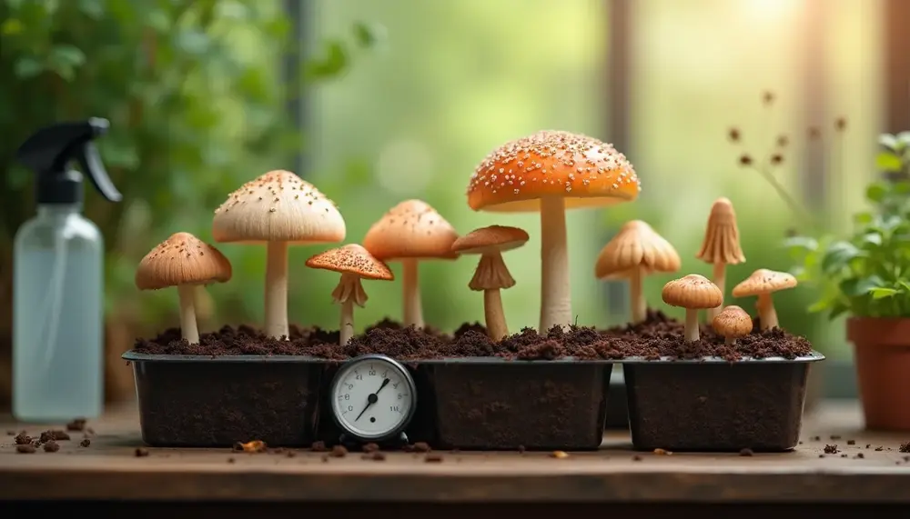 Die Rolle der Luftfeuchtigkeit beim Pilze züchten: Tipps für Hobbygärtner