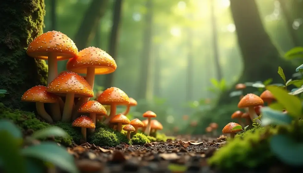 Entdecke die faszinierenden Pilzarten im Regenwald