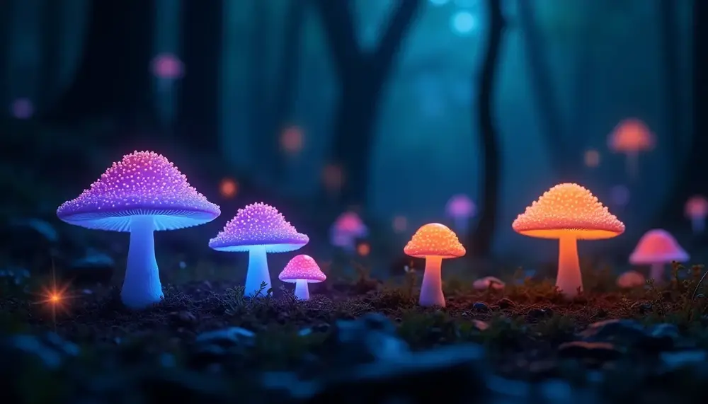 Leuchtende Pilzarten: Biolumineszenz in der Pilzwelt