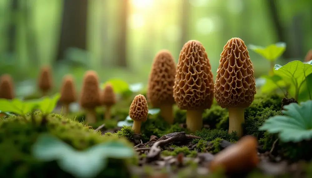 Pilzarten Morchel: Wo man sie findet und wie man sie erkennt