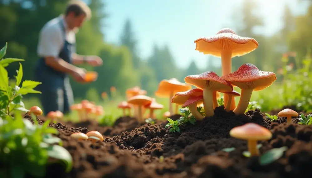 Pilze im Freiland züchten: Von der Auswahl bis zur Ernte.